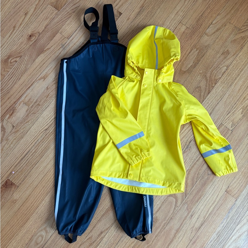 Reima Kids Raincoat and Pants size 5T/110 cm